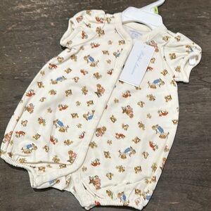 Polo by Ralph Lauren Cream Bodysuit with Animal Print